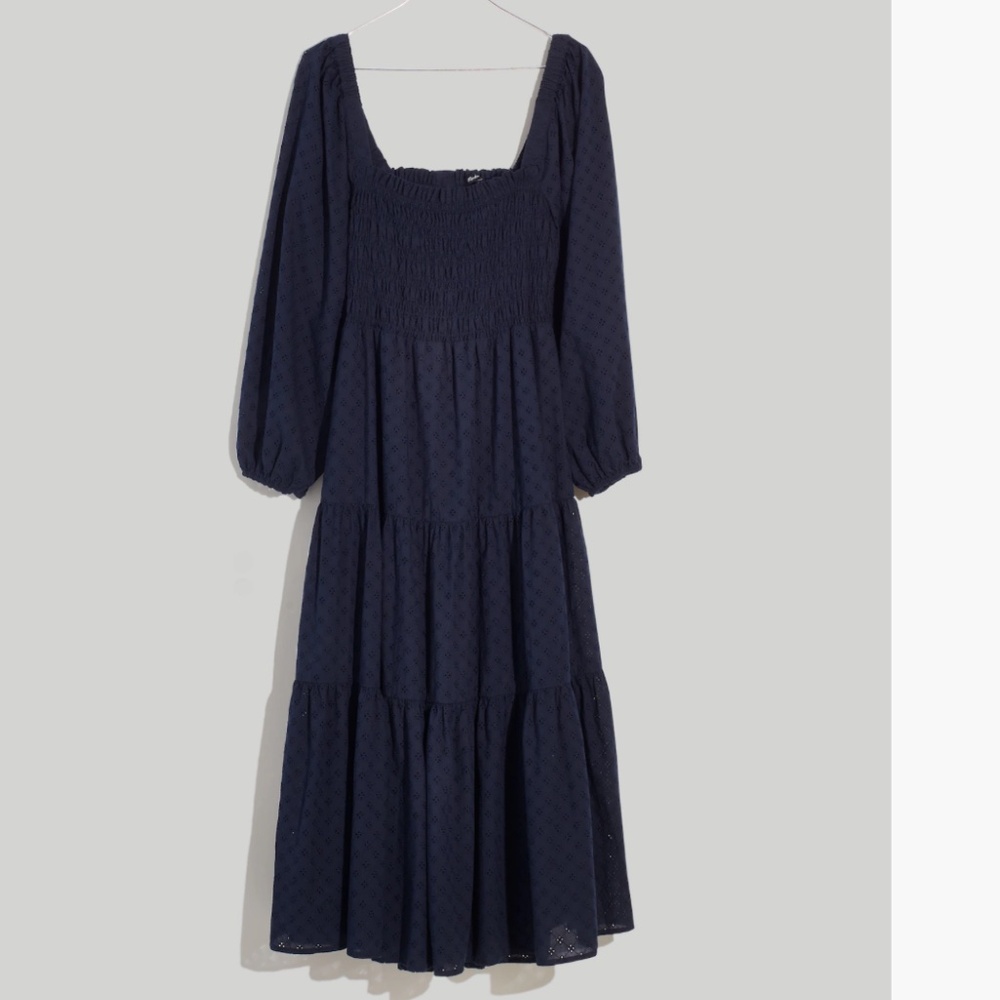 Madewell Lucie Cutout-Back Midi Dress
